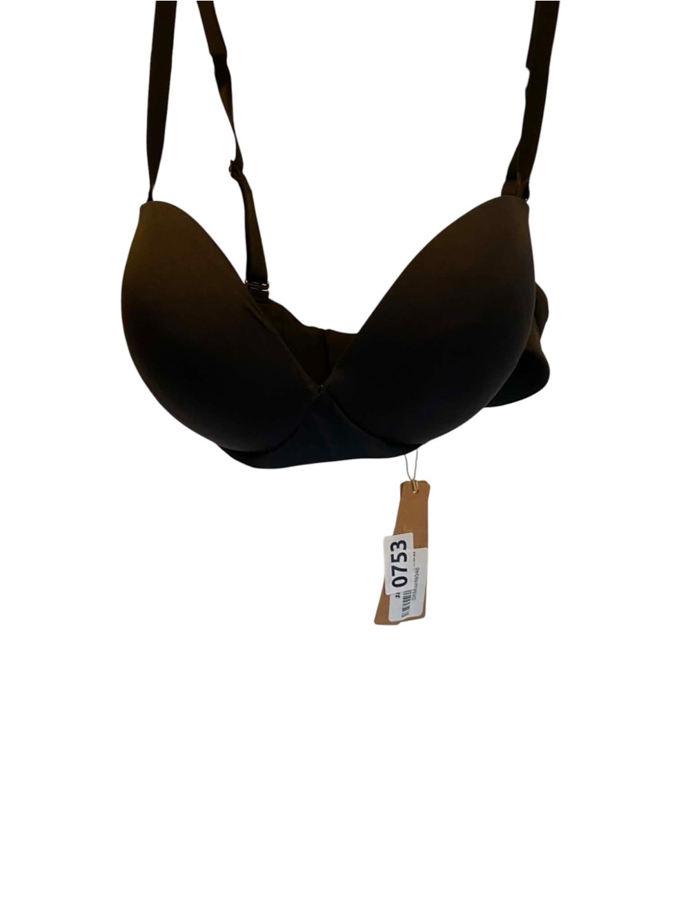 NWT Skims Ultimate Push Up Strapless Bra ONYX Size 34D